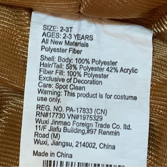 Target Brown Furry Lion Kids Costume - Picture 4 of 4